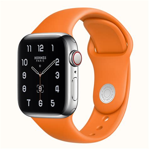 hermes orange apple watch band